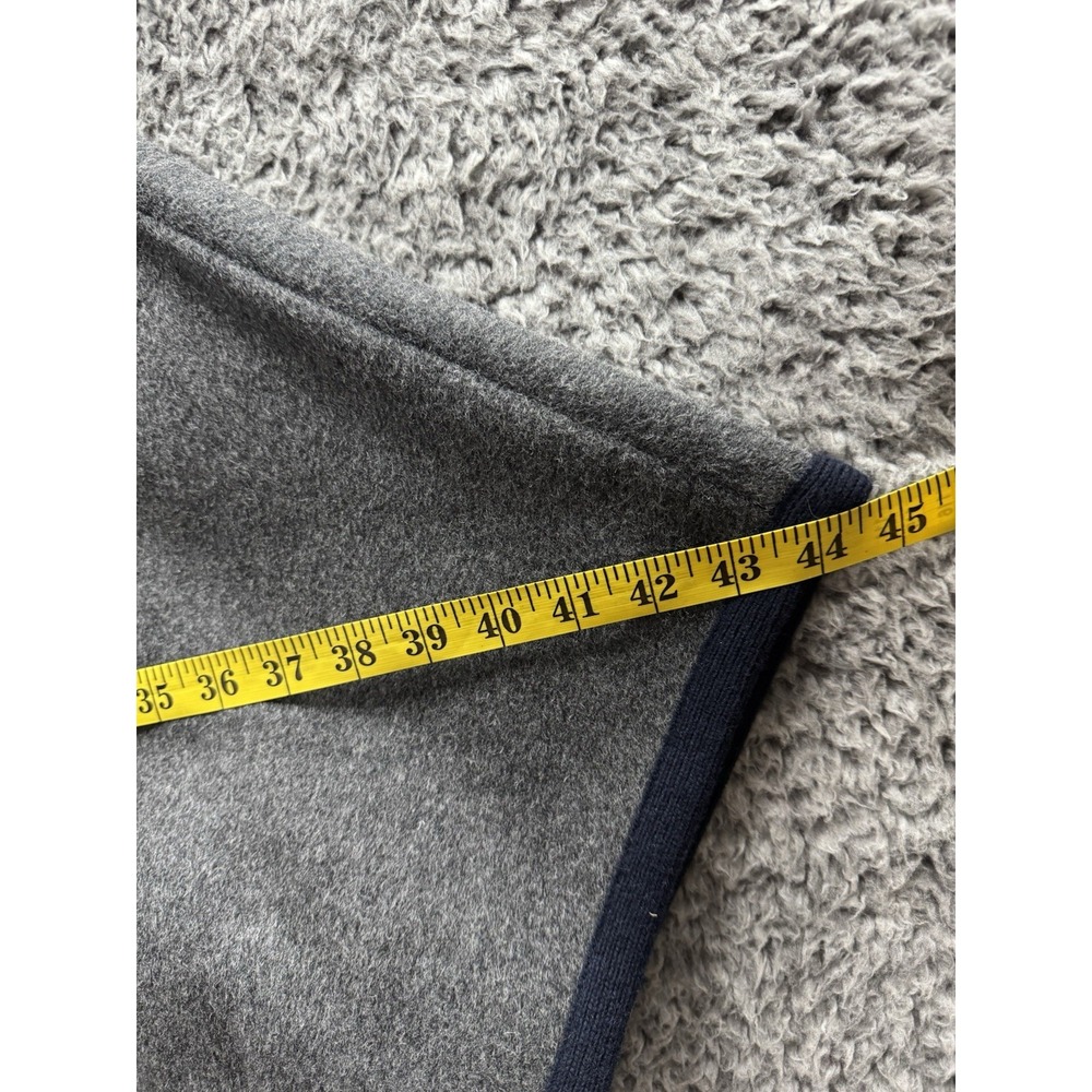 Revolve Joie Kenzie Cape Jacket Oversized Blue Gray Wool Cashmere Blend M/L $598 - Picture 7 of 10